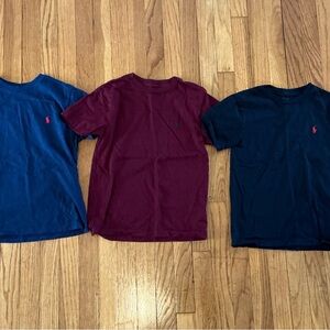 Kids' Polo by Ralph Lauren T-Shirt Set - Blue, Burgundy, Black